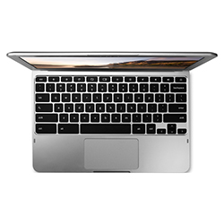 Samsung Chromebook Top Open View