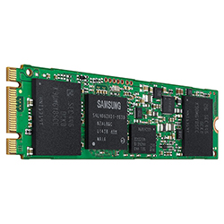 Samsung SSD 850 EVO M.2 120GB Front Left Angle View